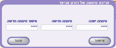 edit password