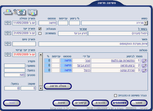 new task full assigment