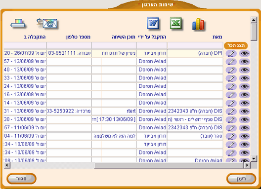 OrganizationCallingReport