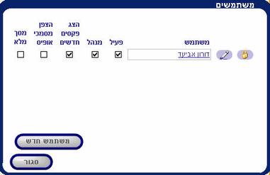 users - doron